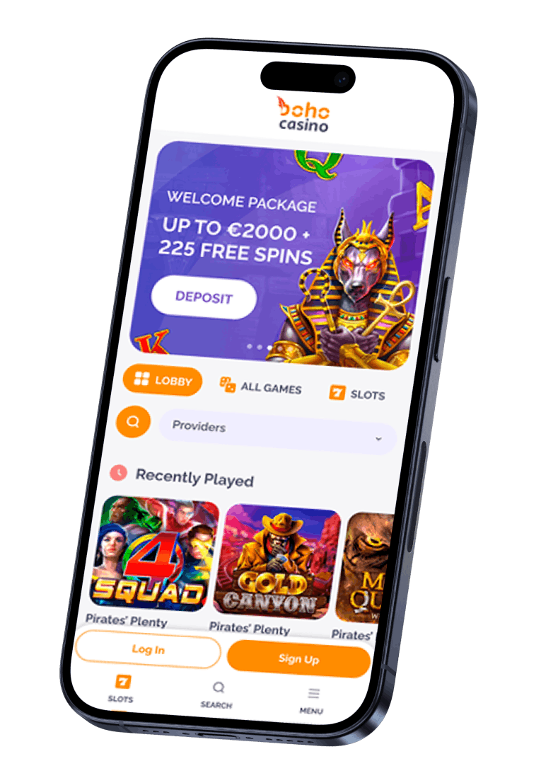 Boho Casino app screenshot